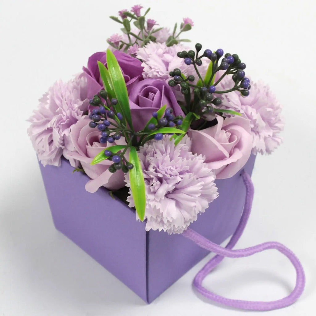  Pamperandpost Soap Flower Bouquet - Lavender Rose & Carnation Luxury Soap Flowers