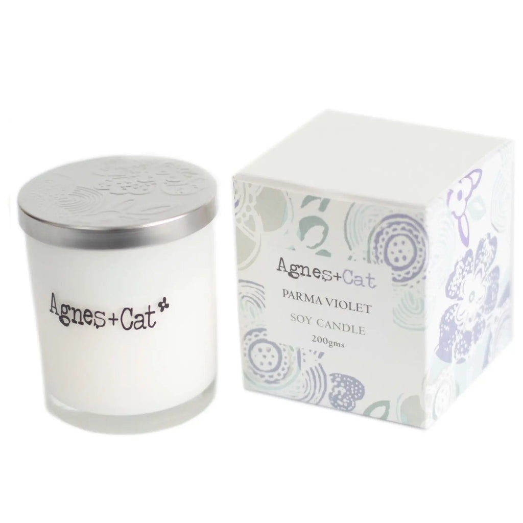Agnes + Cat Votive Candle - Parma Violet AW Dropship UK