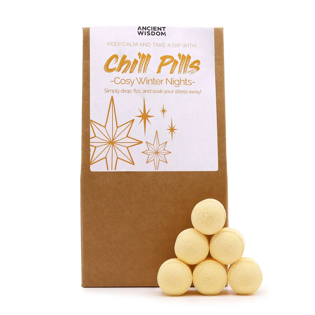 Pamperandpost Chill Pills Gift Pack 350g - Cosy Winter Nights