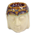  Pamperandpost Buddha Oil Burner – Ivory & Mint Ceramic Burner for Calm, Fresh Home Fragrance Classic Buddha Oil Burners