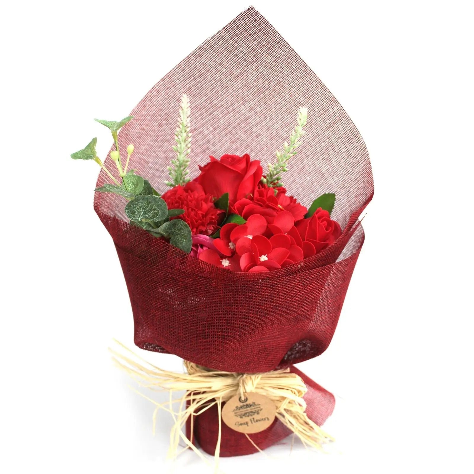 Standing Soap Flower Bouquet - Red AW Dropship UK