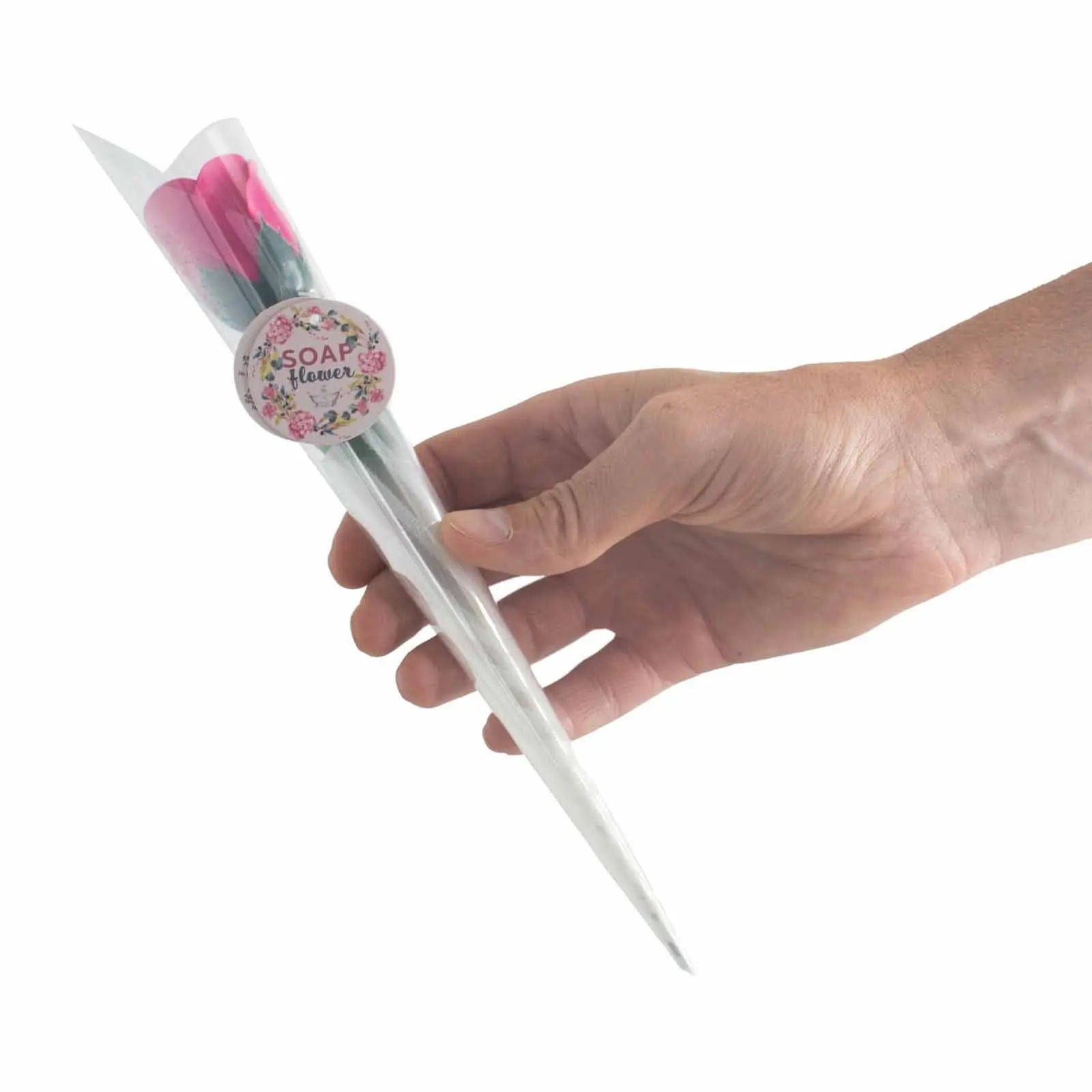 Pamperandpost Soap Flower - Small Pink Rose