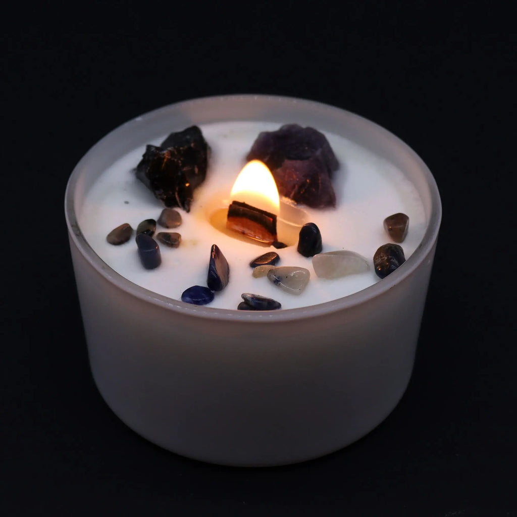 Chakra Crystal Candles - Solar Plexus Chakra AW Dropship UK