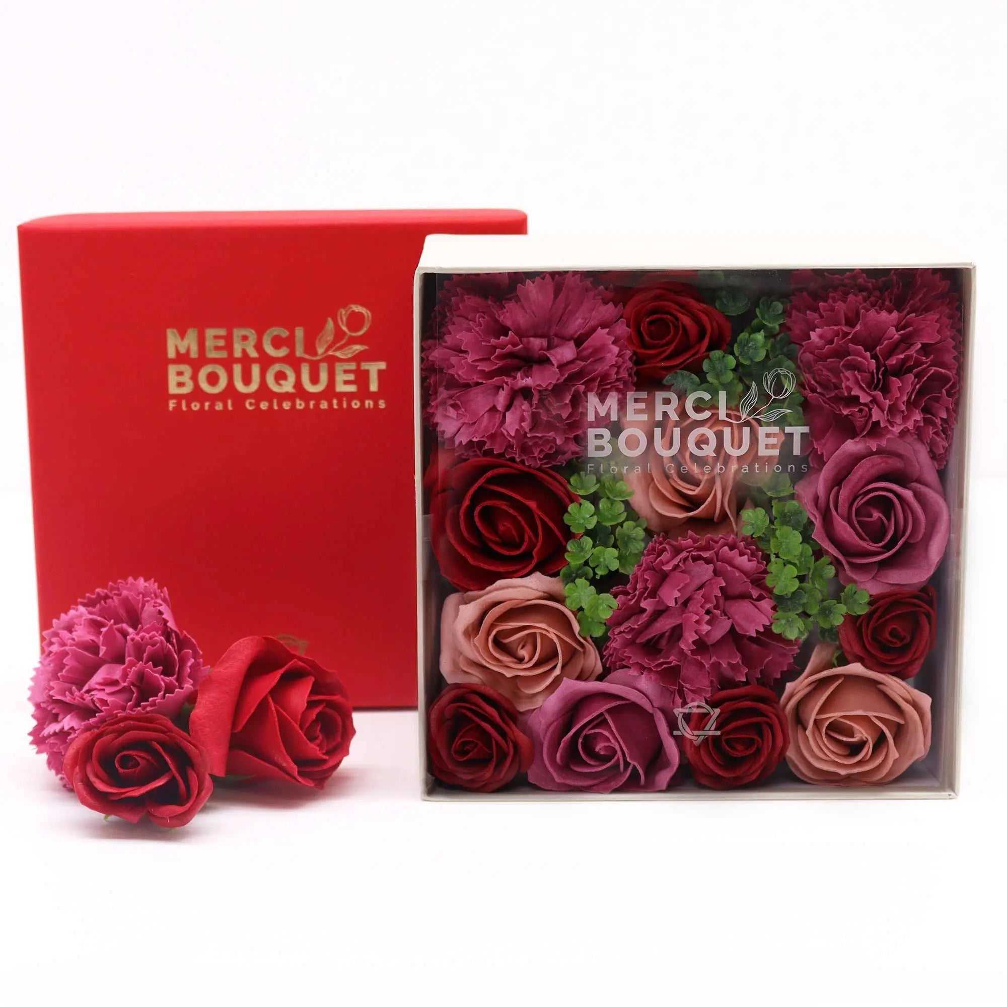 Pamperandpost Square Box - Vintage Roses