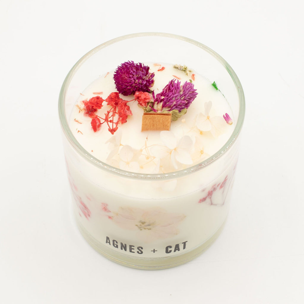  Pamperandpost Agnes + Cat Botanical Soy Wax Candle - Roses of Sawrey Agnes + Cat Botanical Soy Wax Candles