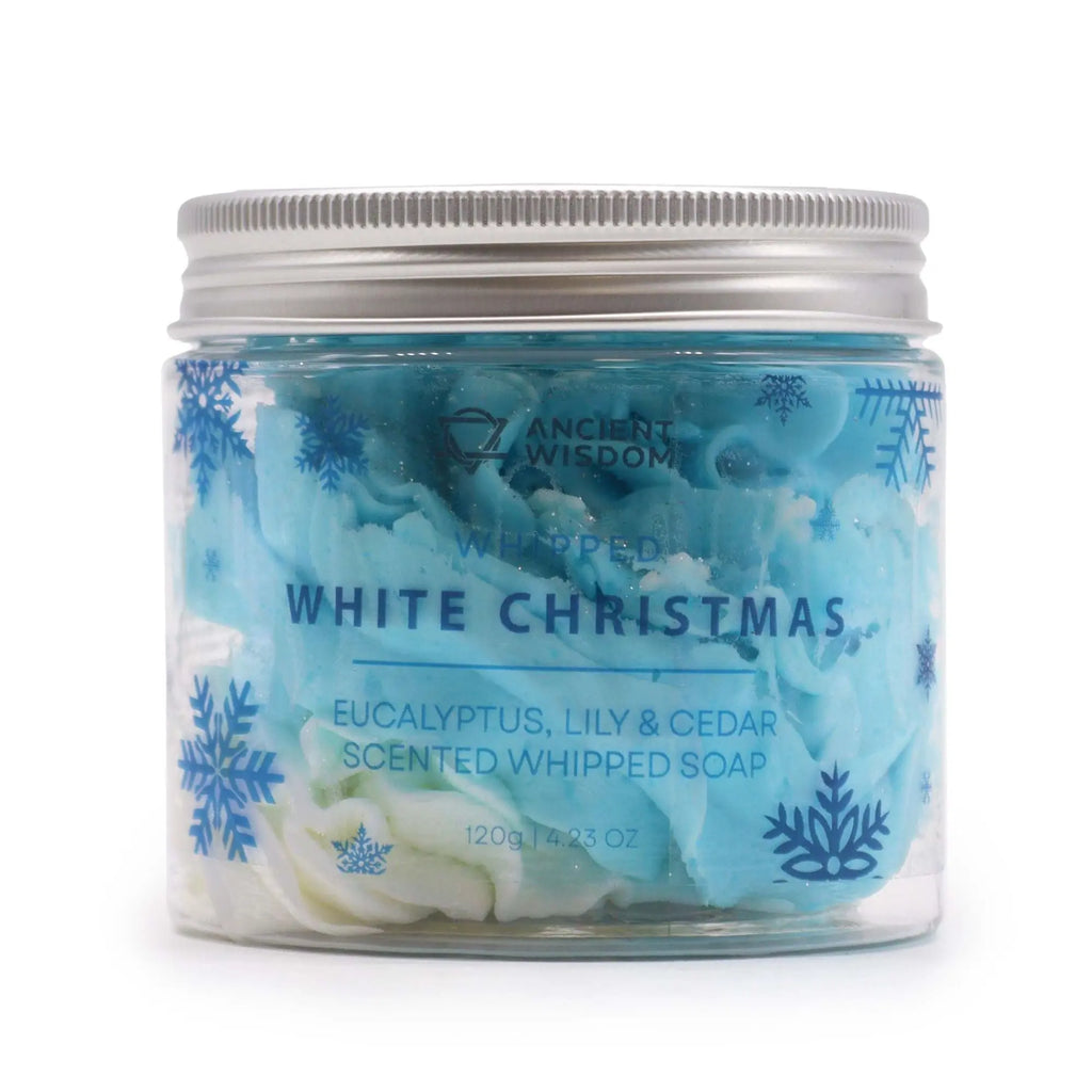  Pamperandpost White Christmas Whipped Soap 120g Whipped Soap
