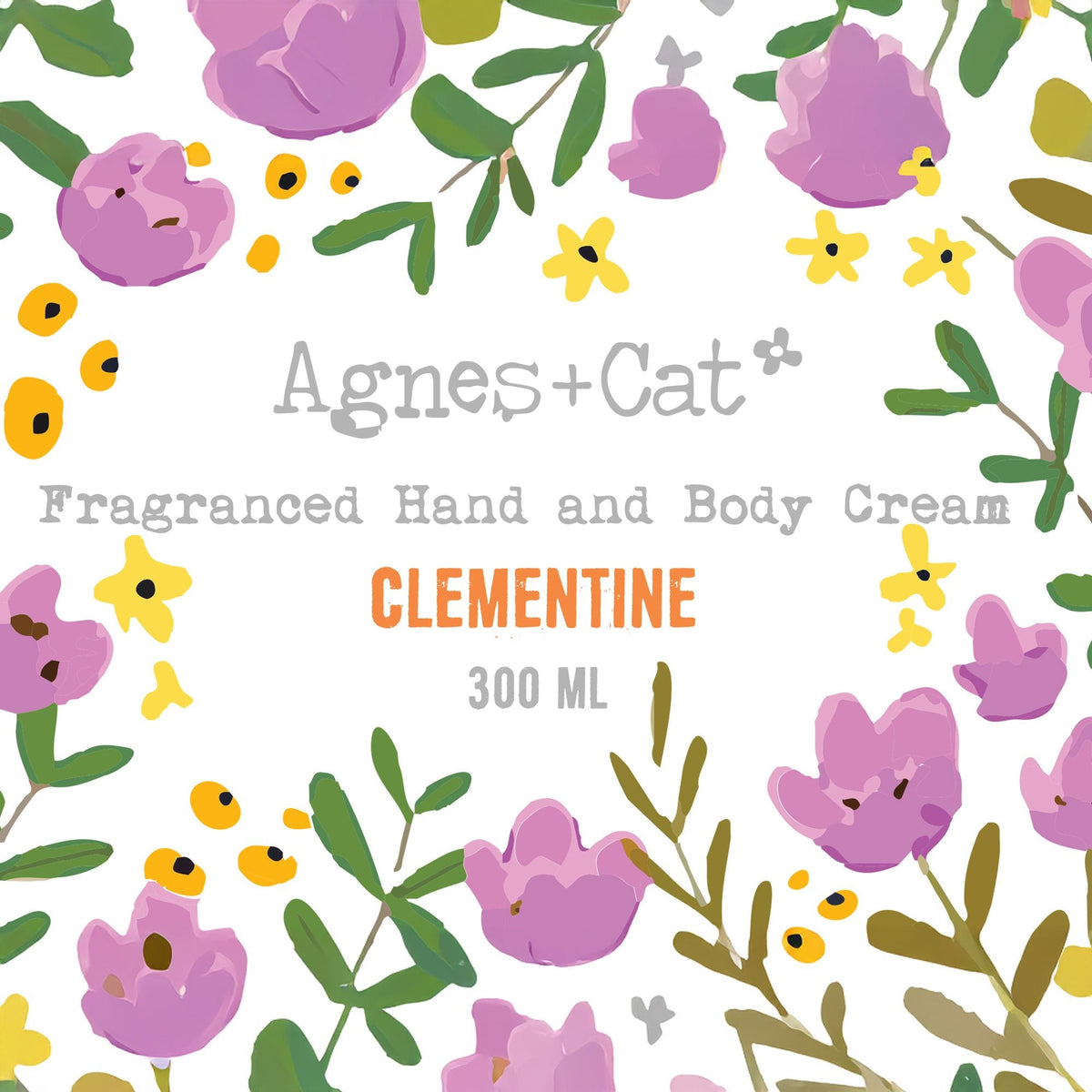  Pamperandpost Agnes + Cat Hand & Body Cream - Clementine Agnes + Cat Hand and Body Creams