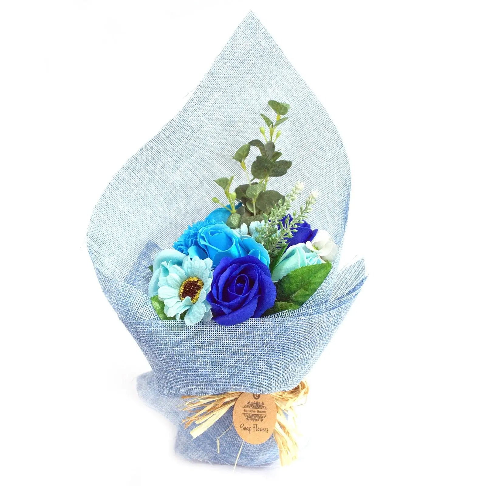Standing Soap Flower Bouquet - Blue AW Dropship UK