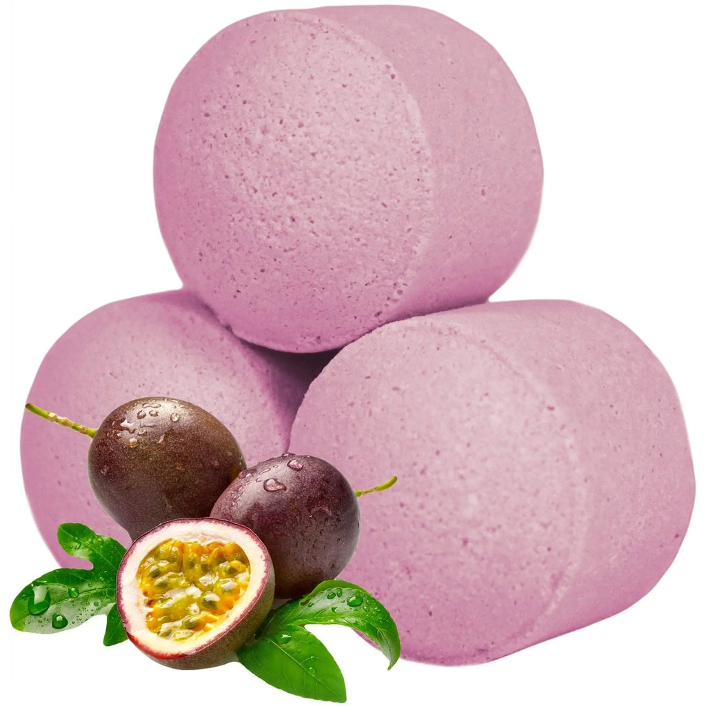 Pamperandpost 1.3Kg Box of Chill Pills (Mini Bath Bombs) - Passion Fruit