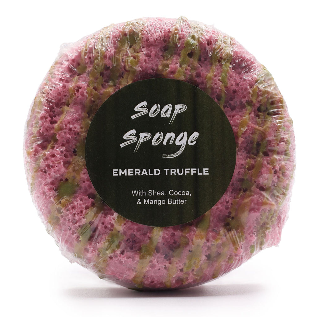  Pamperandpost Butter Bubble Soap - Emerald Truffle Butter Bubble Soap Sponges