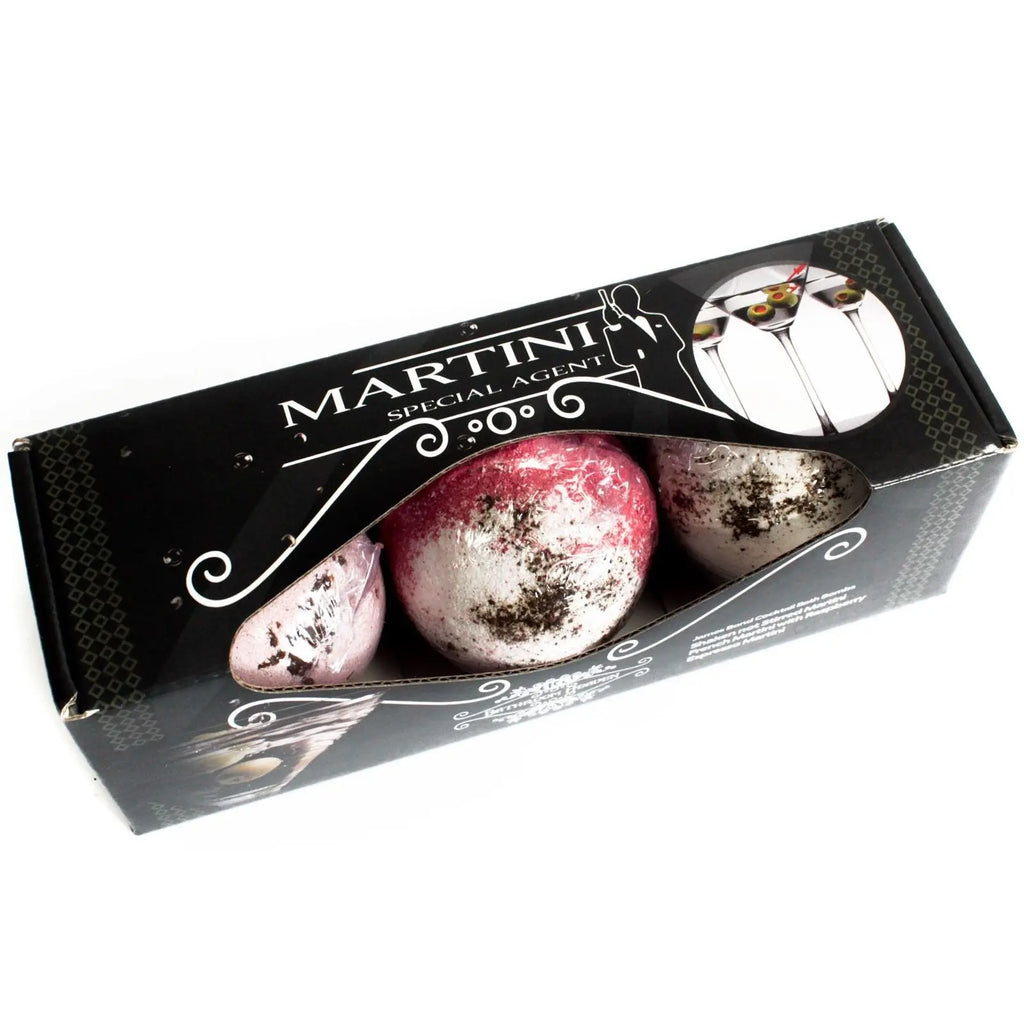 Pamperandpost Set of Three Martini Bath Bombs