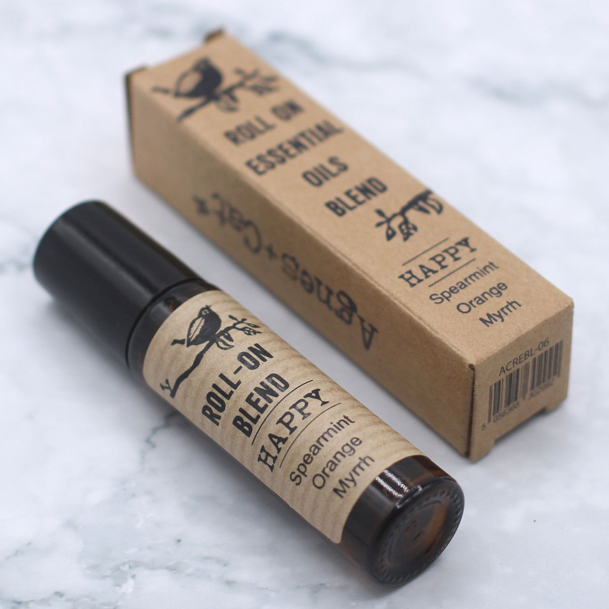  Pamperandpost Agnes + Cat Roll On Essential Oil Blend - HAPPY Agnes + Cat Essential Oil Roll-On Blends
