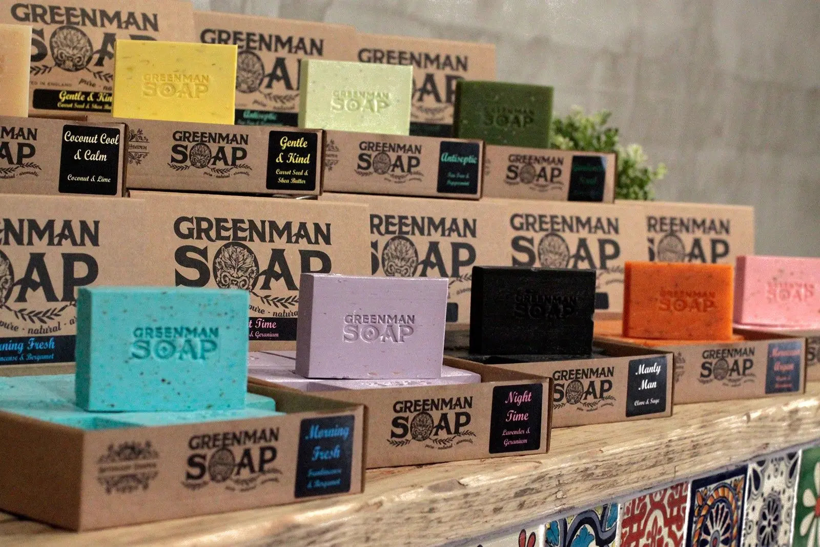 Greenman Soap Slice 100g - Manly Man AW Dropship UK