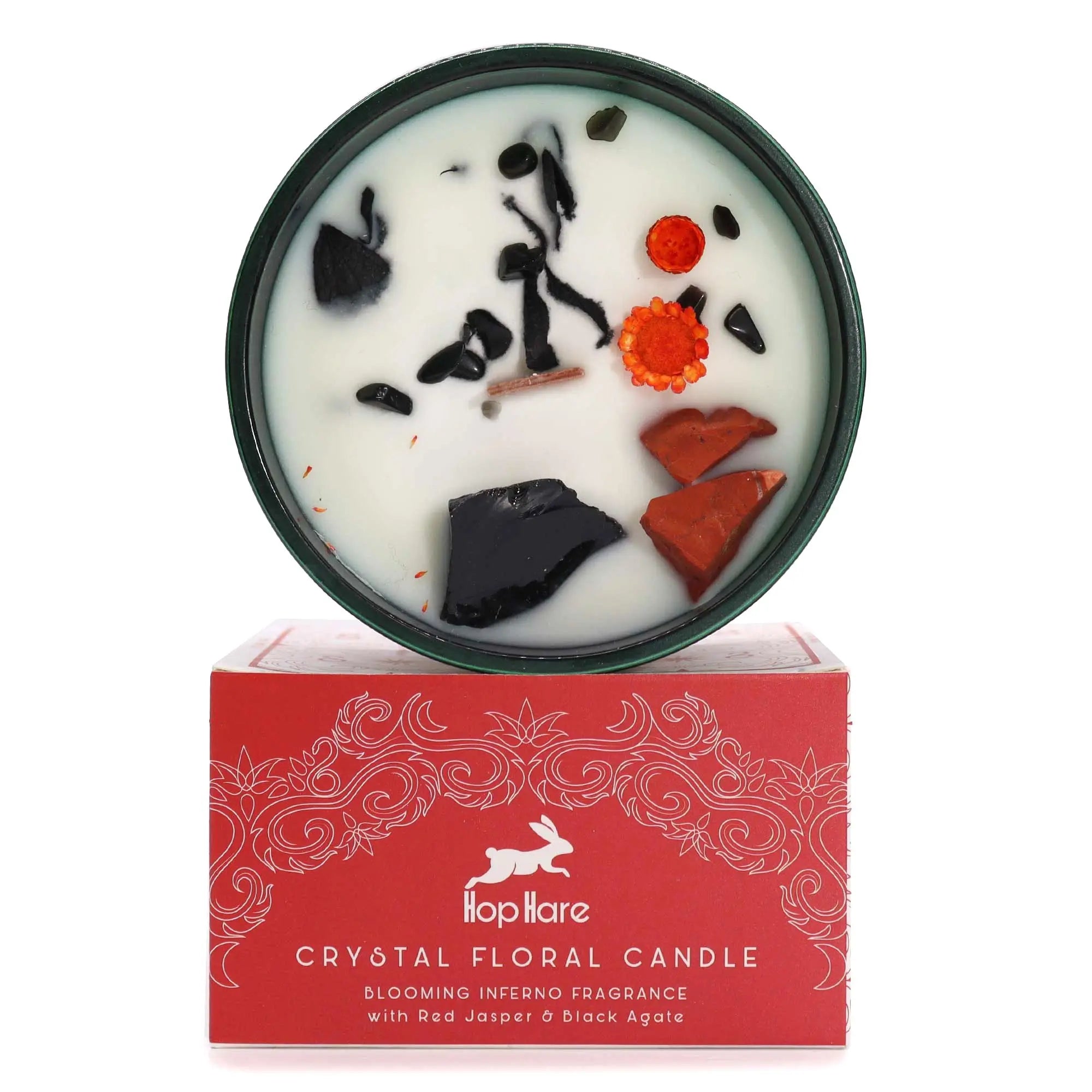 Hop Hare Crystal Magic Flower Candle - The Devil AW Dropship UK
