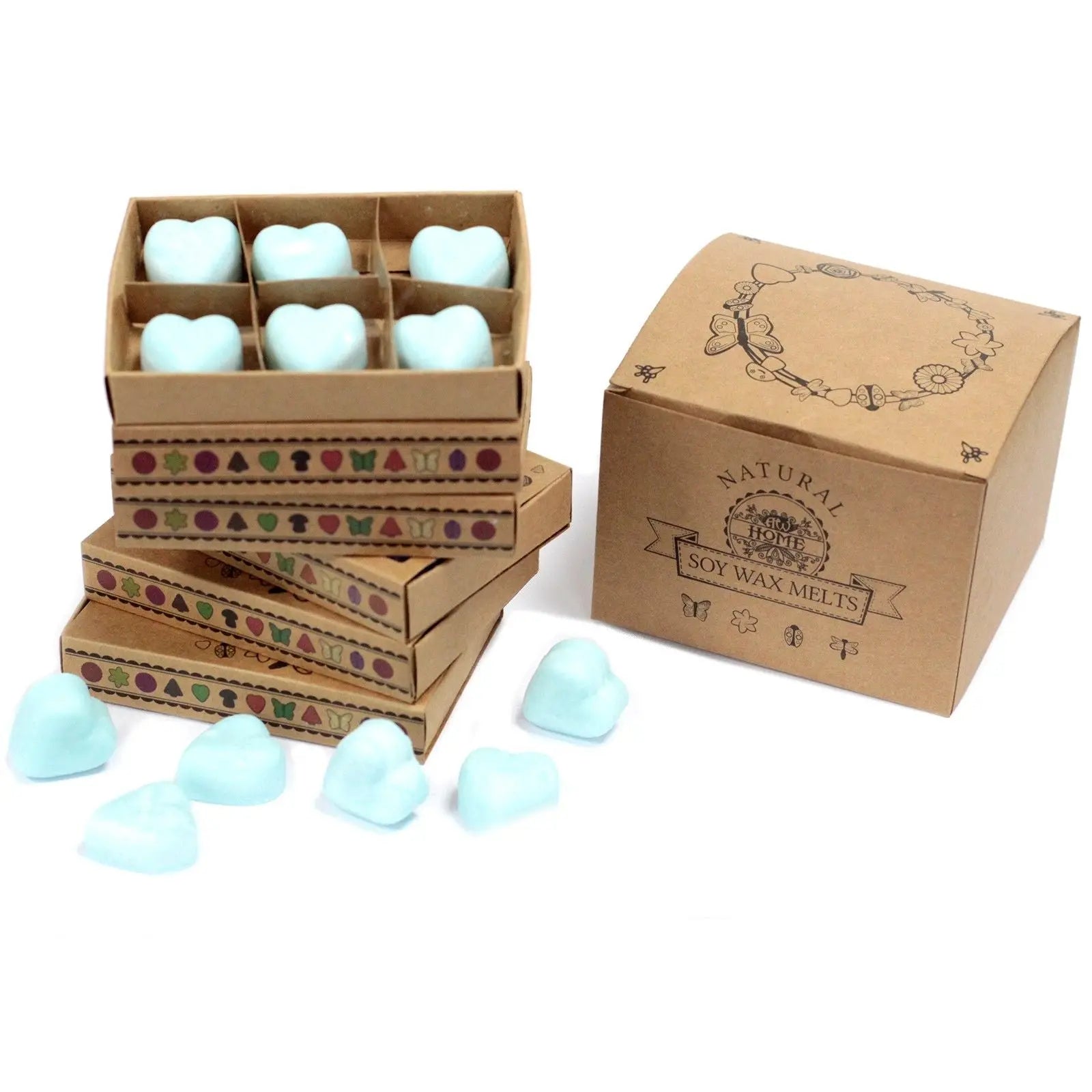  Pamperandpost Box of 6  Wax Melts - Nagchampa Natural Soy Wax Melts