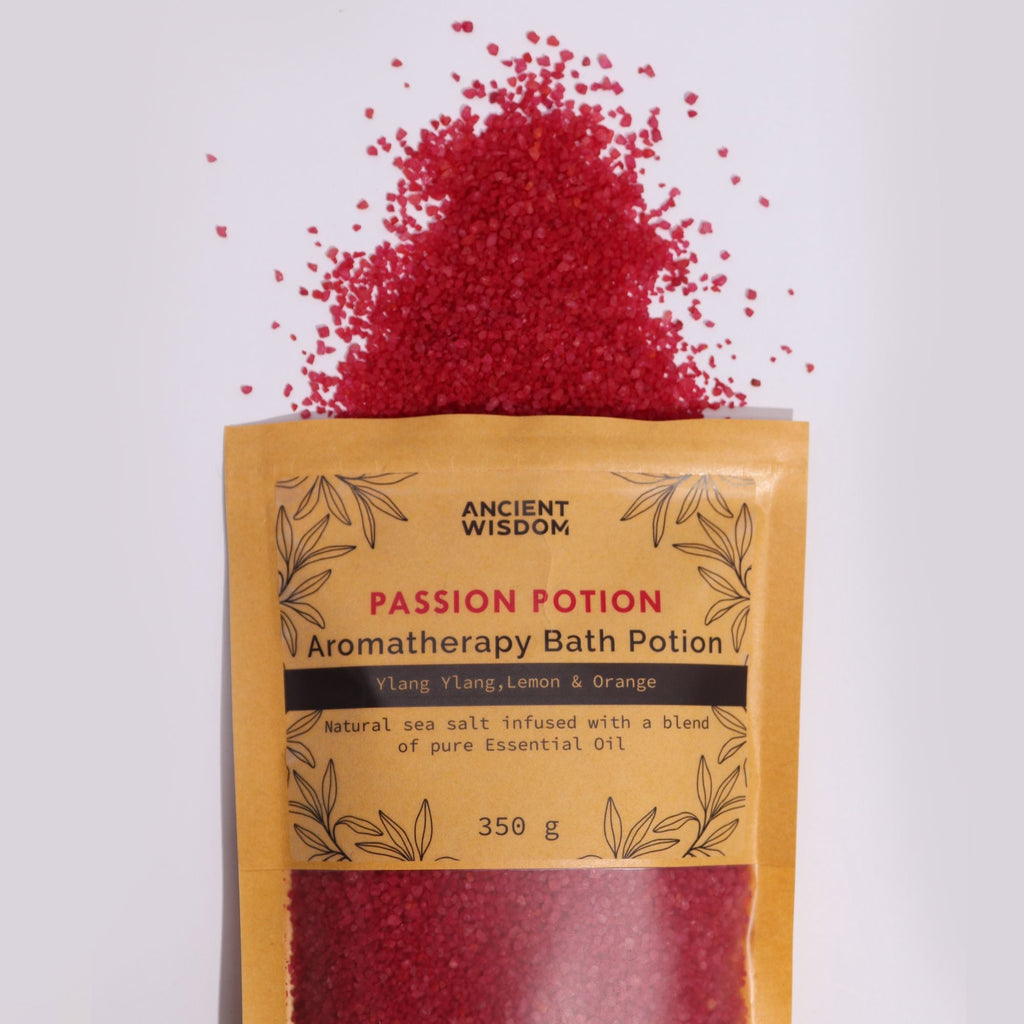  Pamperandpost Aromatherapy Bath Potion in Kraft Bag 350g - Passion Aromatherapy Bath Potion 350g
