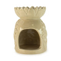  Pamperandpost Ceramic Sunflower Oil Burner - Pastel Beige Ceramic Zen Oil Burners