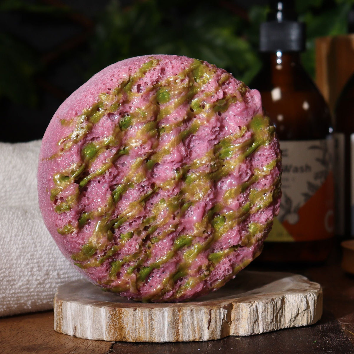  Pamperandpost Butter Bubble Soap - Emerald Truffle Butter Bubble Soap Sponges