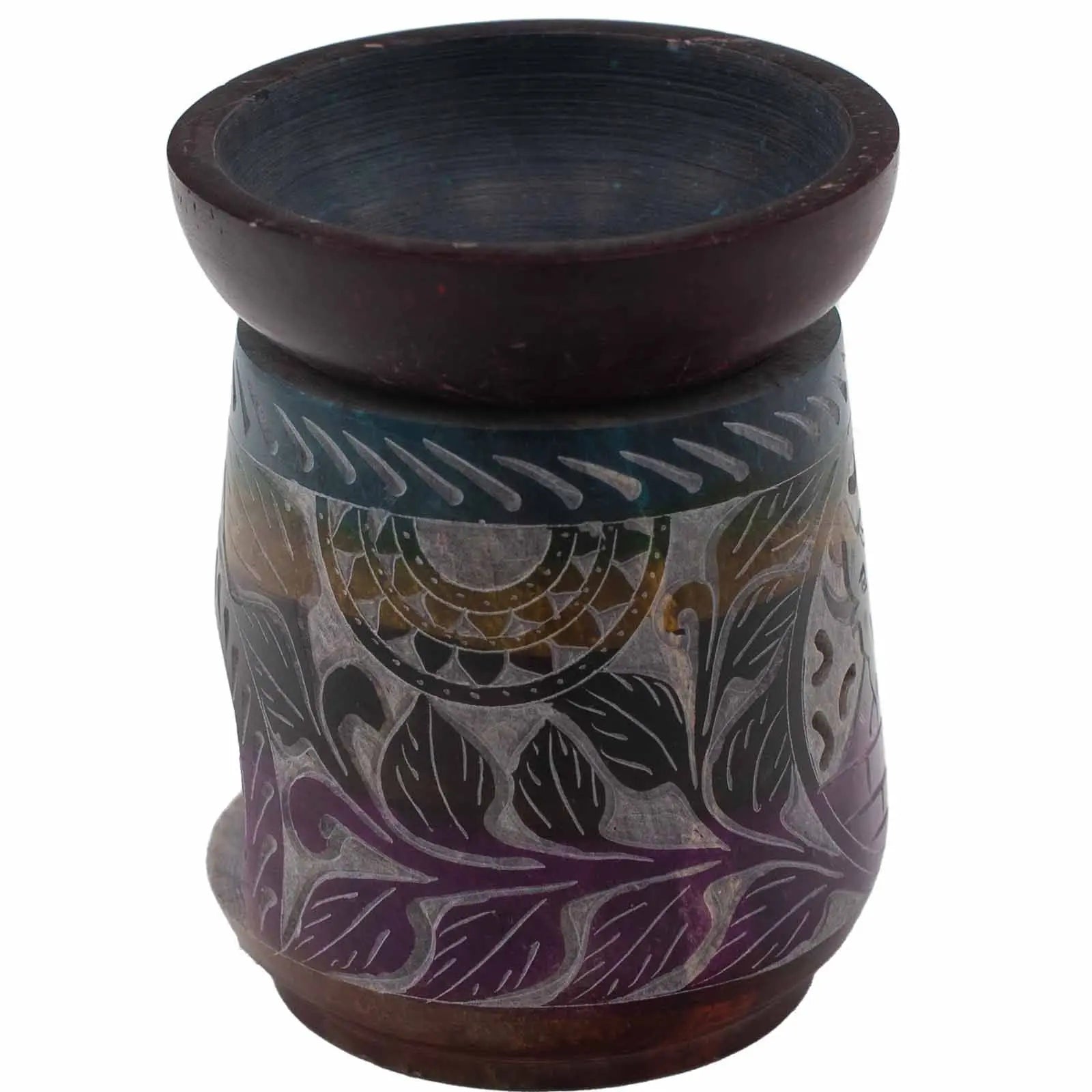  Pamperandpost Large Soapstone Oil Burner 13x10cm - Elephant - Five Colours Soapstone Oil Burners