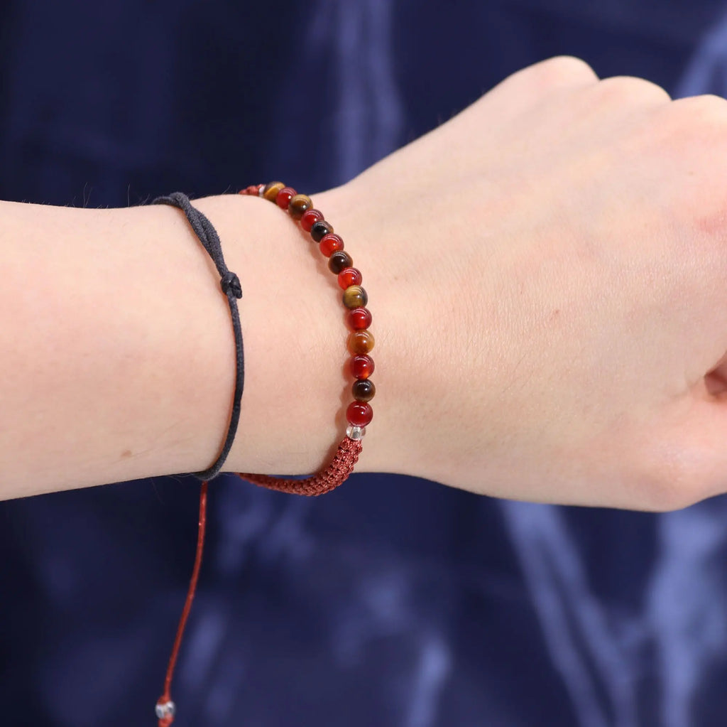  Pamperandpost Zodiac Crystal Candle with Gemstone Bracelet - Leo Zodiac Crystal Candles with Gemstone Bracelet