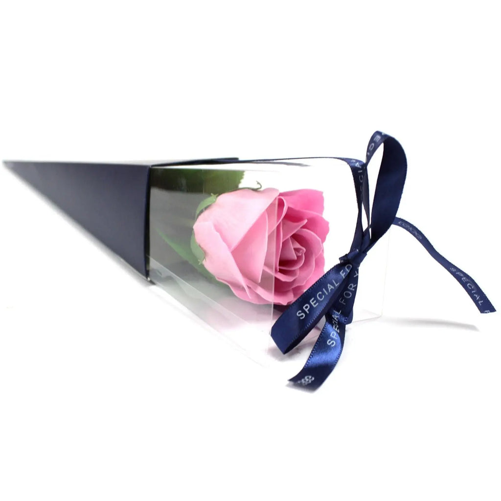 Pink Rose Soap Flower - Luxury Bath Rose Gift AW Dropship UK