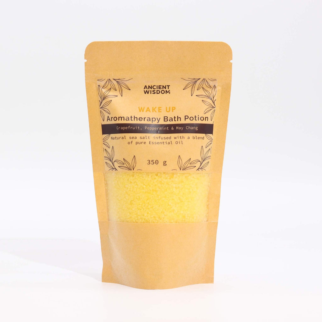  Pamperandpost Aromatherapy Bath Potion in Kraft Bag 350g - Wake Up Aromatherapy Bath Potion 350g