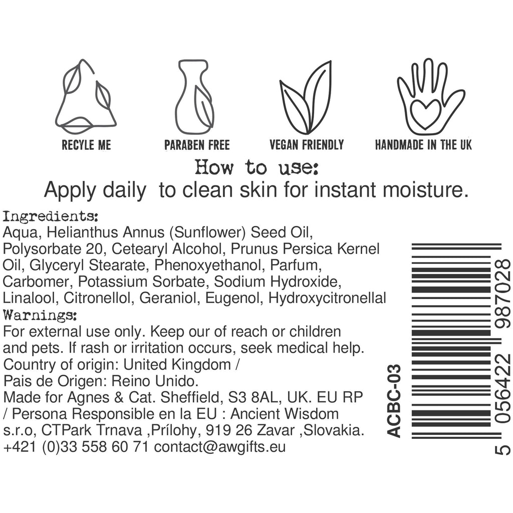  Pamperandpost Agnes + Cat Hand & Body Cream - Japanese Bloom Agnes + Cat Hand and Body Creams