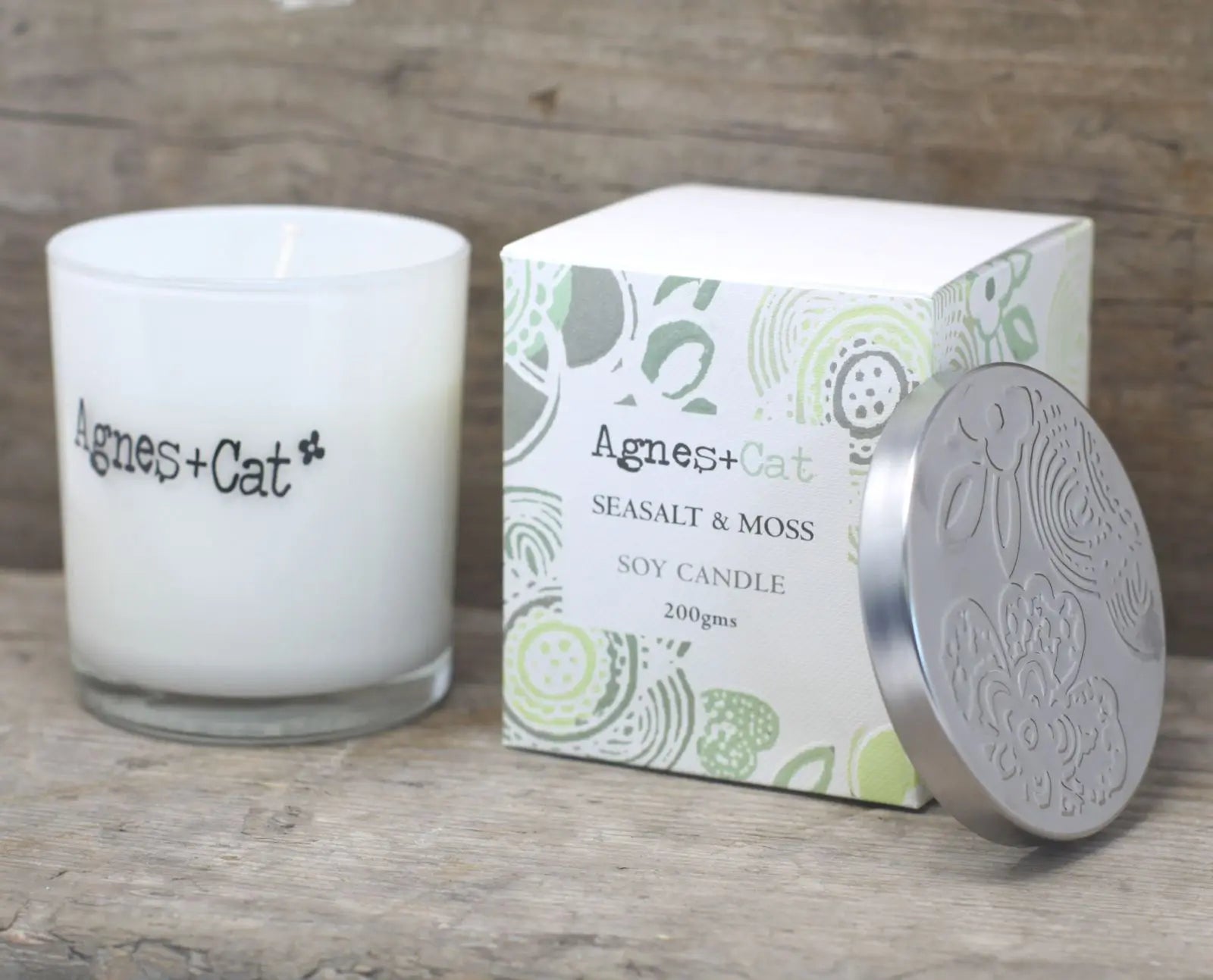  Pamperandpost Agnes + Cat Votive Candle - Velvet Moon Agnes + Cat Soy Wax Votive Candles 200g