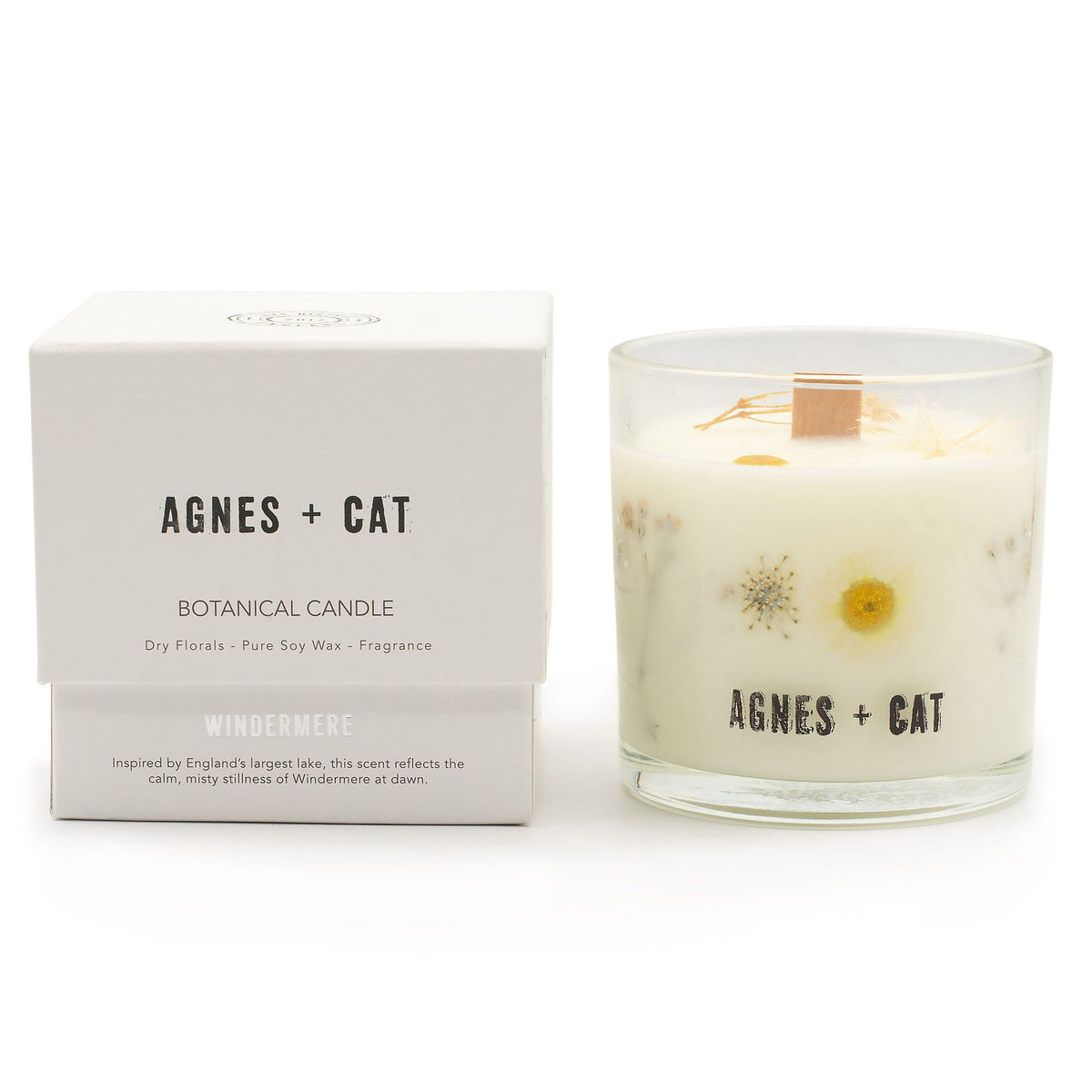  Pamperandpost Agnes + Cat Botanical Soy Wax Candle - Windermere Agnes + Cat Botanical Soy Wax Candles