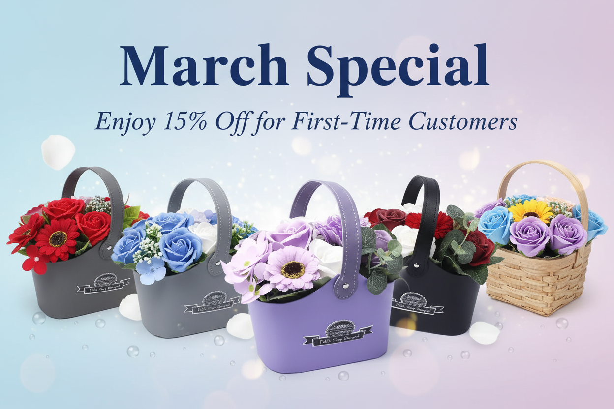 March Special - Petite Basket Bouquets